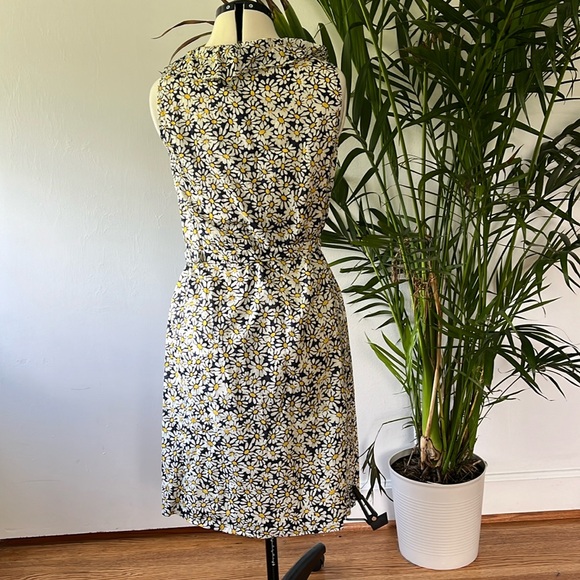 Anne Klein Summer Daisy Dress With Belt Size 10 - Picture 2 of 5